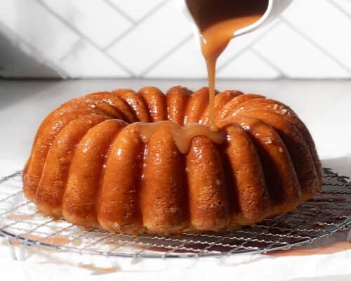 Salted Caramel Kentucky Butter Cake Recipe