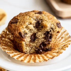 addition of banana in chocolate chips muffins